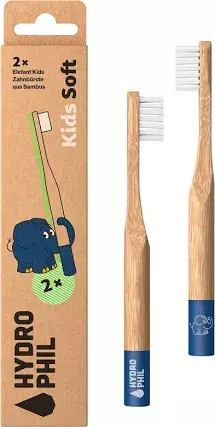 HYDROPHIL KIDS Bambuszahnbürste  Maus oder Elefant 